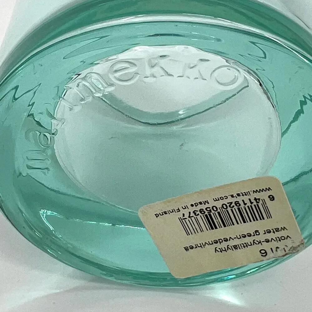 Marimekko iittala kynttilalyhty Water Green Votive Candle Holder Finland